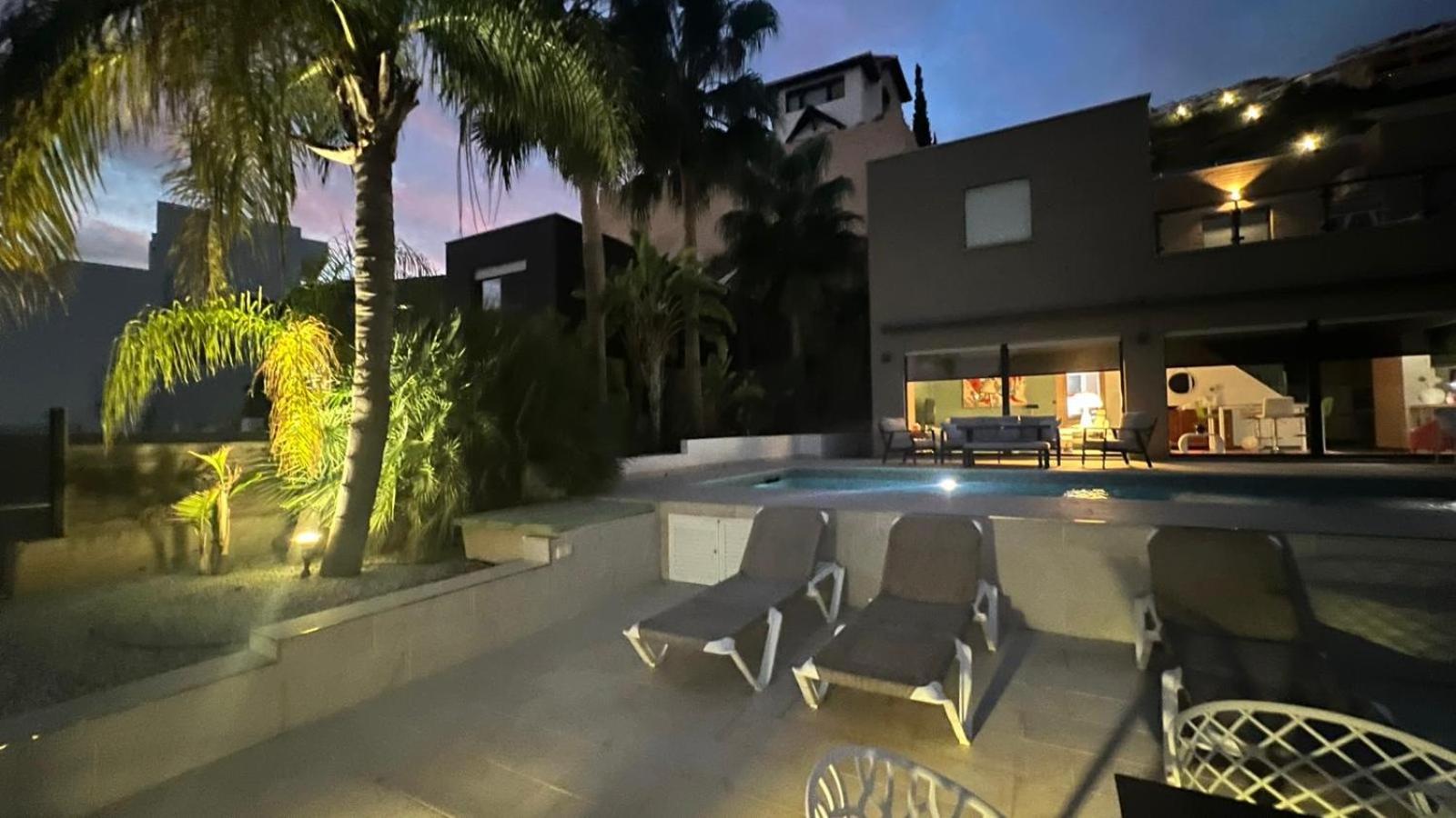 Villa de luxe vue mer à Torrox Casa Palmera Exterior foto